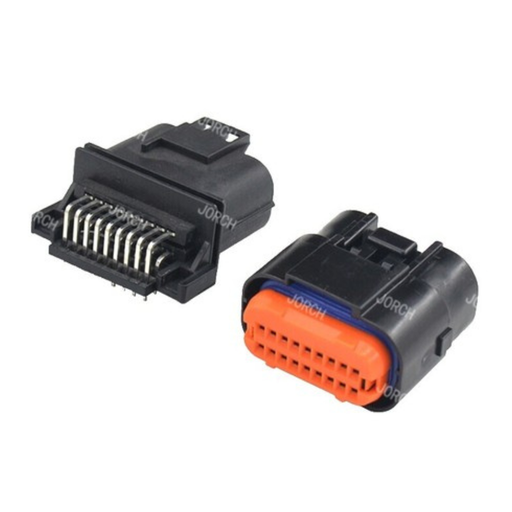 [E332199-18] BLACK FLAT SATA 18 INCH CABLE - 6GB/S LATCH STRAIGHT (E332199-18 IN)