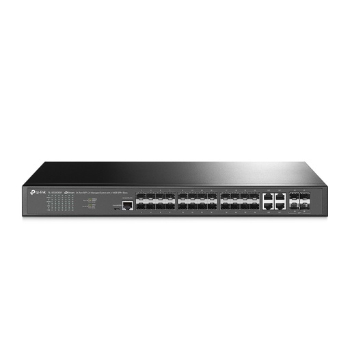 [TL-SG3428XF] TP-Link JetStream 24-Port SFP L2+ Managed Switch with 4 10GE SFP+ Slots