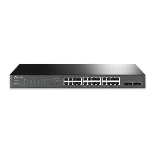 [TL-SG2428P] TP-Link JetStream 28-Port Gigabit Smart Switch with 24-Port PoE+