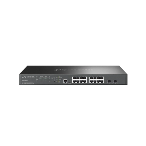 [TL-SG3218XP-M2] TP-Link Omada 16-Port 2.5G and 2-Port 10GE SFP+ L2+ Managed Switch with 8-Port PoE+