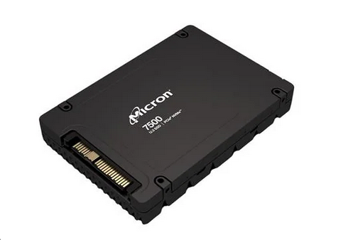 [MTFDKCC6T4TGQ-1BK1JABYY] Micron 7500 MAX 6.4TB U.3 PCIe NVMe 15mm SSD