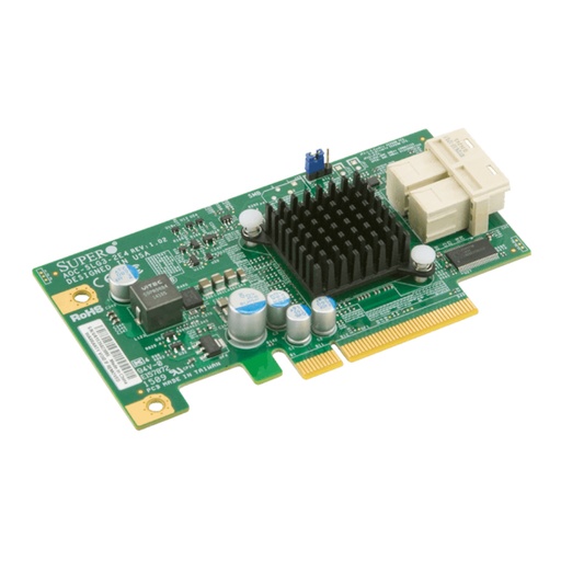 [AOC-SLG3-2E4] Supermicro AOC-SLG3-2E4 Dual port PCI-E Gen-3 NVMe Controller